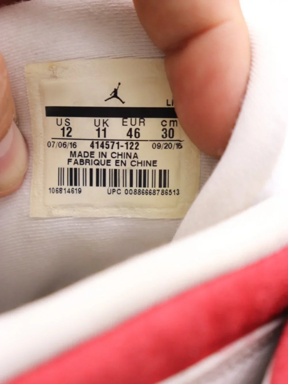 Nike Air Jordan 13 XIII Men's Size 12 Retro Chicago Athletic Sneakers 414571-122